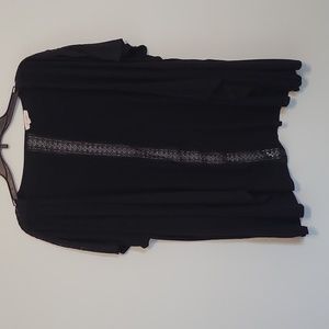 Black Maurices short sleeved cardigan